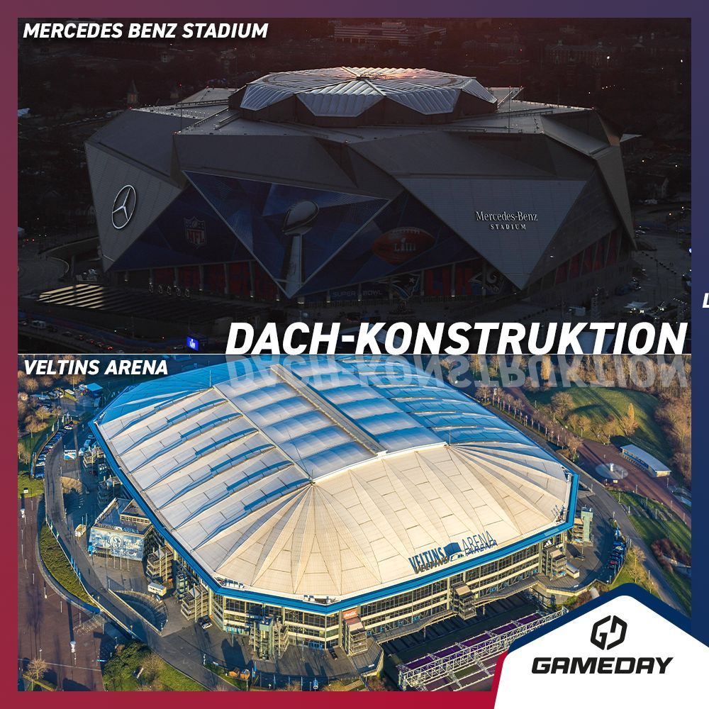 Heute startet die Europameisterschaft! ⚽ Aus diesem Anlass vergleichen wir die Stadien der NFL und der EM in ein paar Kategorien! 🏟️ 

➡️ Stimmt ihr unseren Vergleichen zu? ✍️ 

#Gameday #Everydayisgameday #NFL