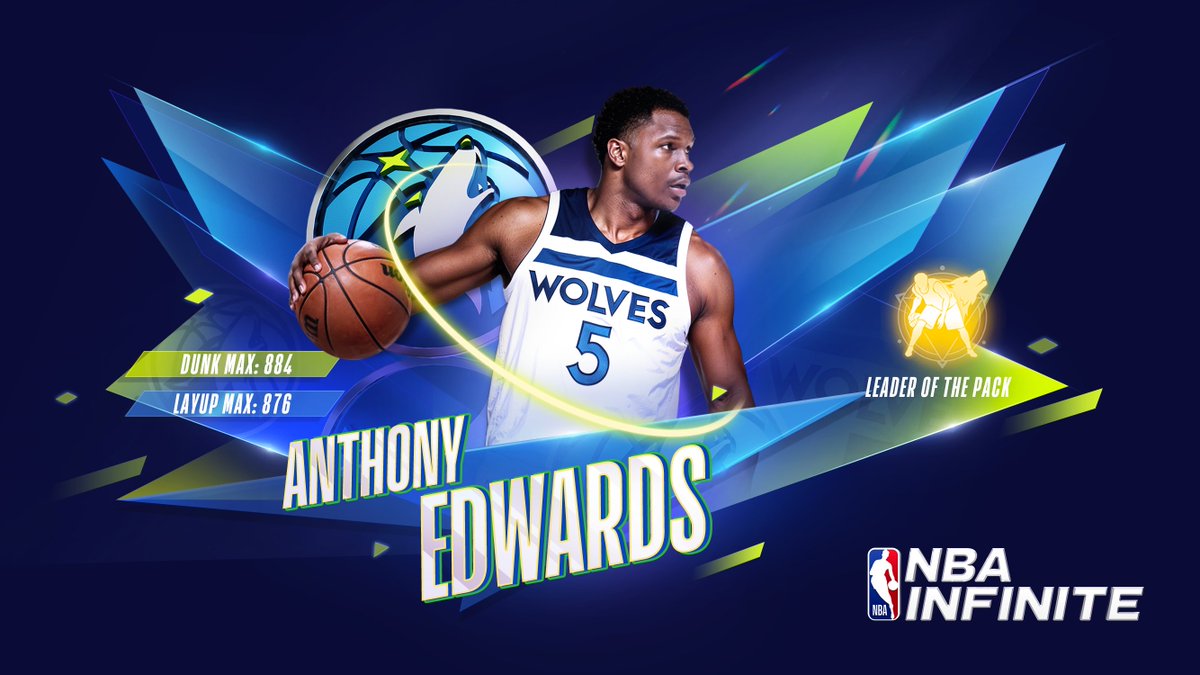 🐜 Ant débarque dans #NBAInfinite 
Découvre dès maintenant la collection de cartes épiques à durée limitée d'Anthony Edwards !
#nba #nbagaming #nbainfinite #basketball #sport