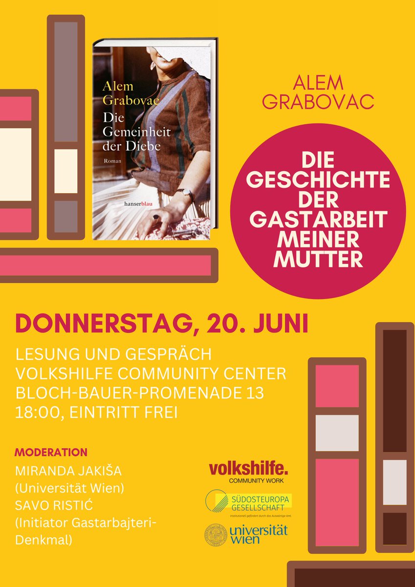 Eine kleine Österreich-Lesereise. „Tor, Tor, Tor - I werd narrisch."  Halbfinale: Nächsten Donnerstag bin ich zu Gast in der Universität Wien und der Südosteuropa Gesellschaft.