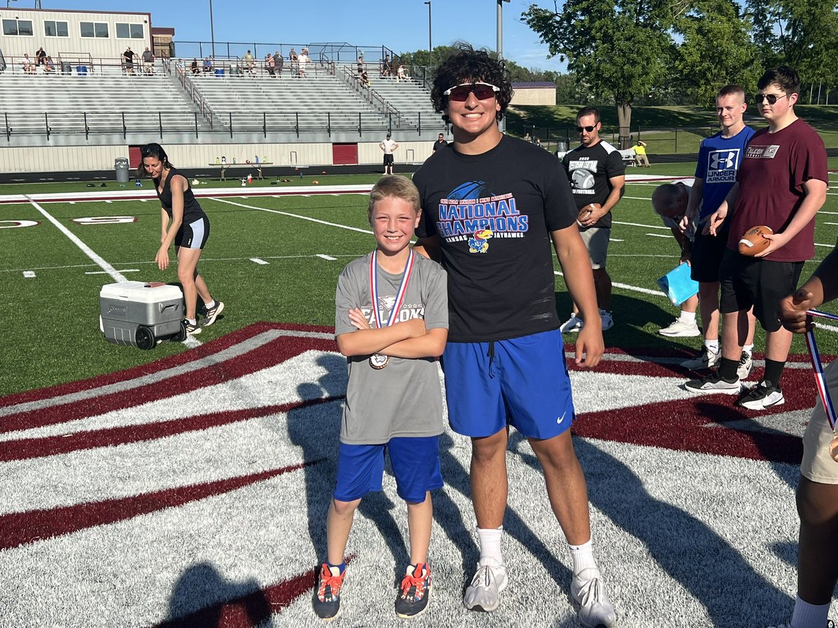 Another WFYF camp in the books. The future of our program is bright! #Legacy <a href="/WestoshaA/">Westosha Athletics</a>