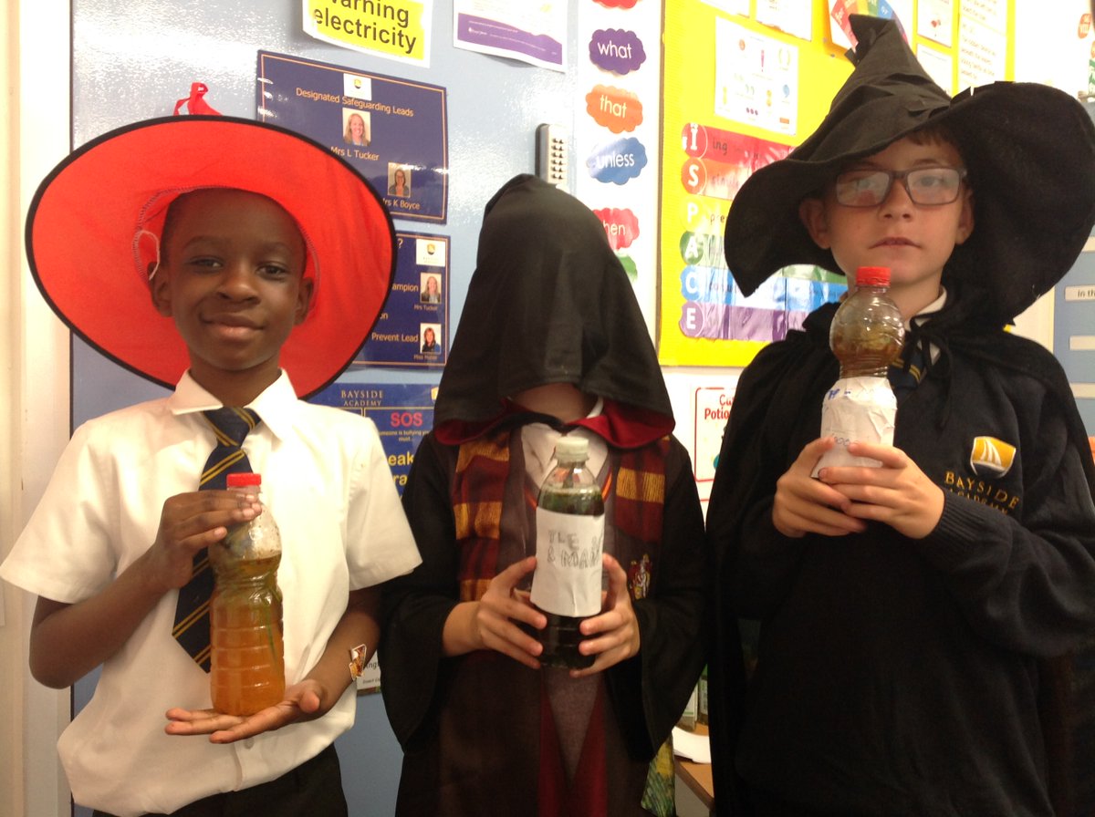 Year 4 had lots of fun making potions for their hook day!