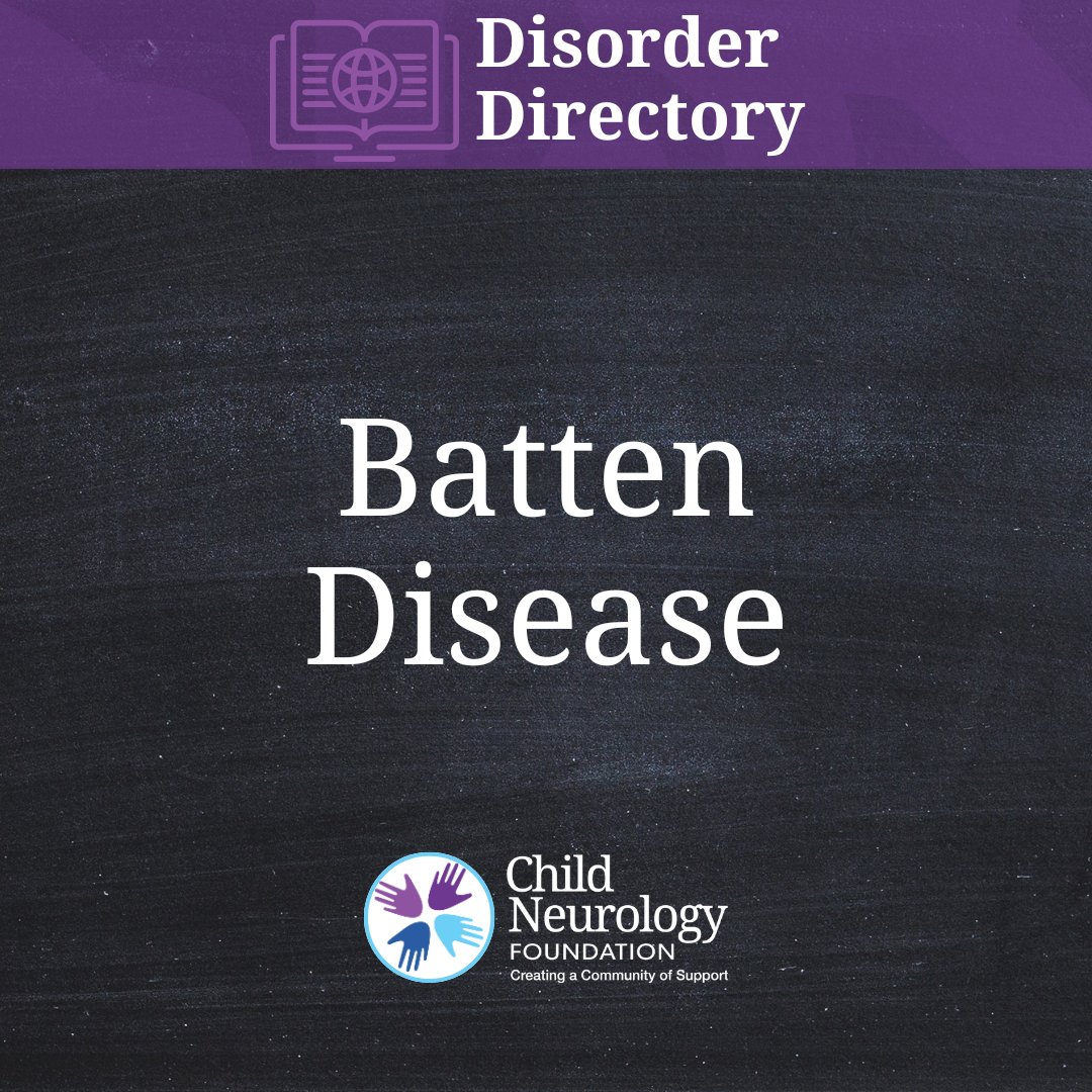 Child_Neurology's tweet image. ⁠This Friday, we’re highlighting Batten Disease. ⁠ 

⁠🔍 ⁠Learn more about Batten Disease from our Disorder Directory! 

🔗bit.ly/3Vk6o6L

⁠#NeurologyKnowledgeFridays #ChildNeurology #BattenDiseaseAwareness