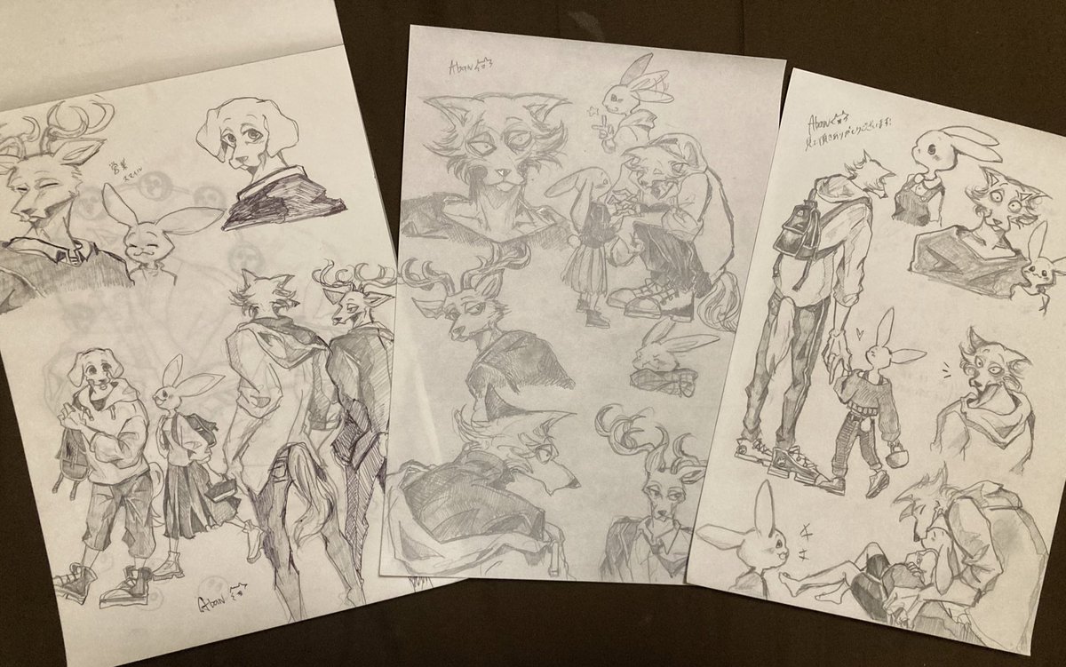 ysmican's tweet photo. #BEASTARS 
過去絵です https://t.co/S0w3jMeQb8