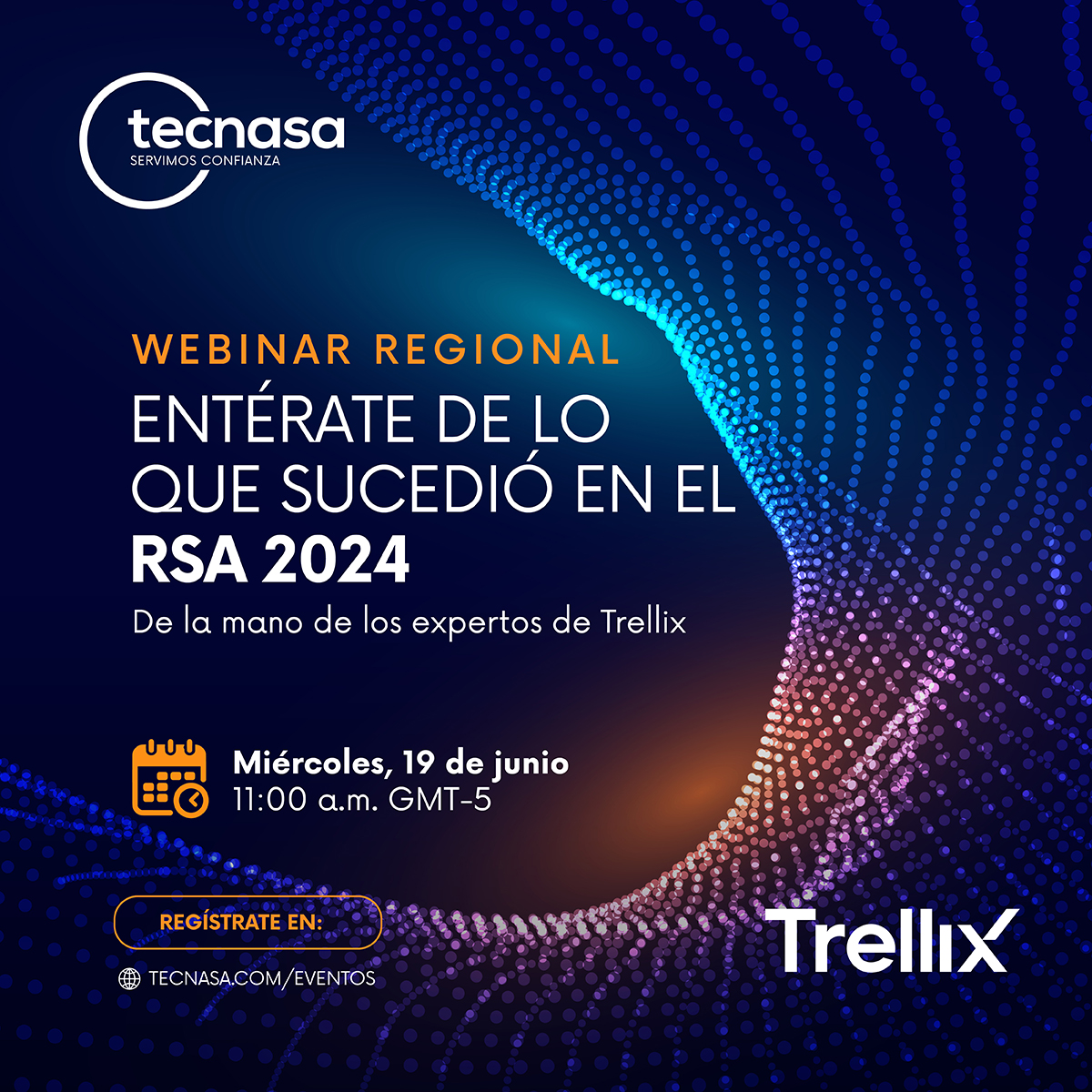 Entérate de lo que sucedió en RSA 2024 con Stephen Fallas de <a href="/Trellix/">Trellix</a> : innovaciones y avances en ciberseguridad. Regístrate aquí: bit.ly/tecnasa-Trelli…