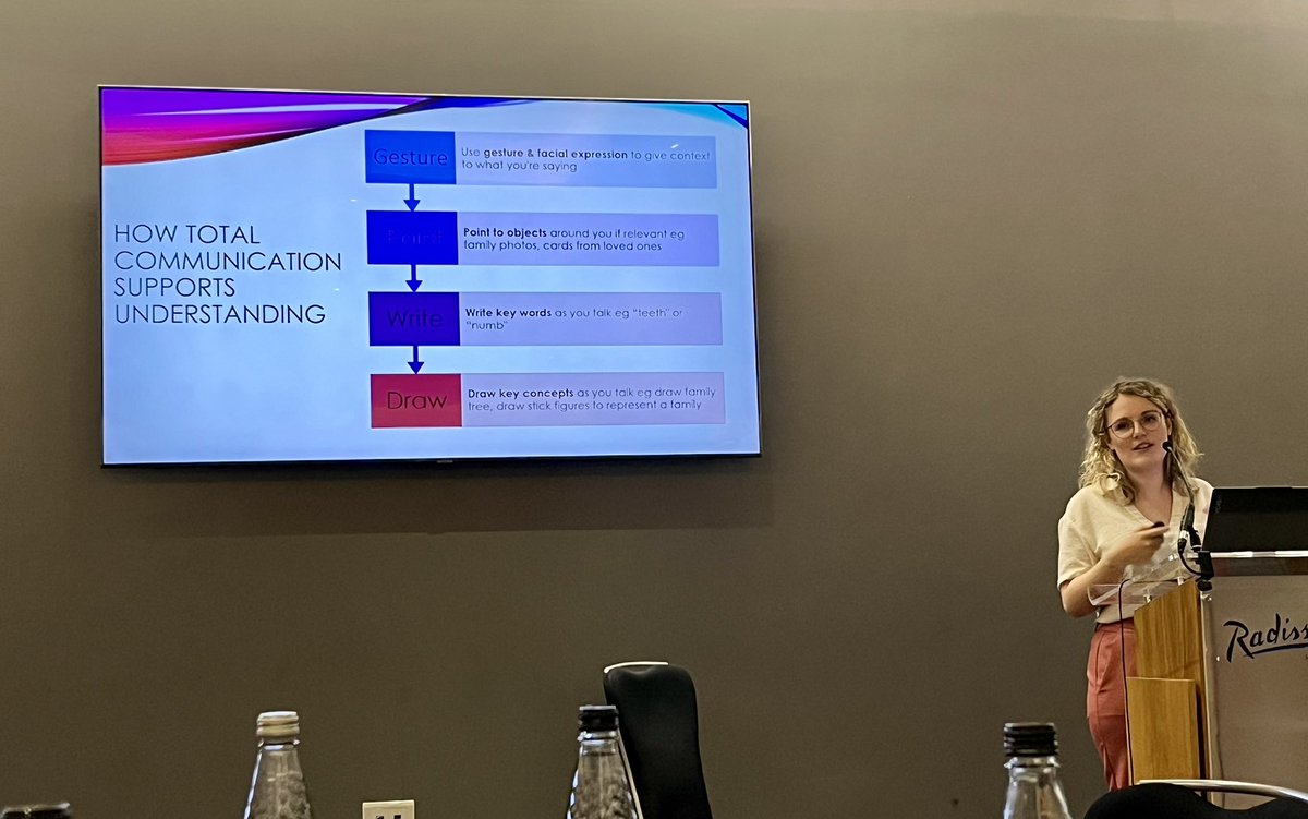 Use of total communication methods for patients to support decision making with Pippa Johnson, SLT&amp; Mental Capacity Specialist Practitioner  <a href="/Gerodontology/">BSG</a> #bsgsummerconference Putting together pieces of the jigsaw 🧩