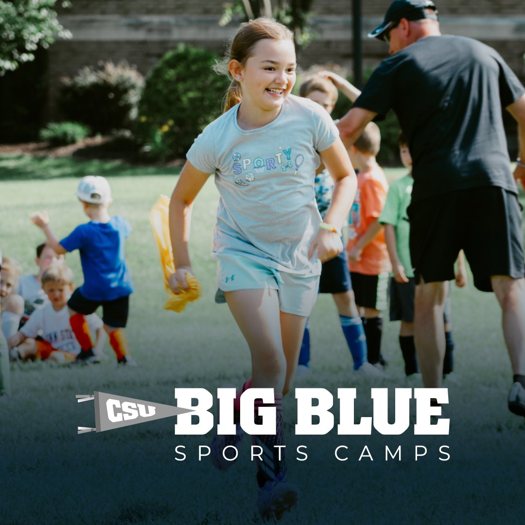 The early bird rate for ⚽ ️Big Blue Soccer Camp ⚽ ️only goes through tomorrow, Saturday, June 15. Plus, 🏀 Big Blue Basketball Camp 🏀 is next week, and registration is still open! Register athletes entering grades 1–9 for  two great sports camps gocsudefenders.com/sports/2022/10…