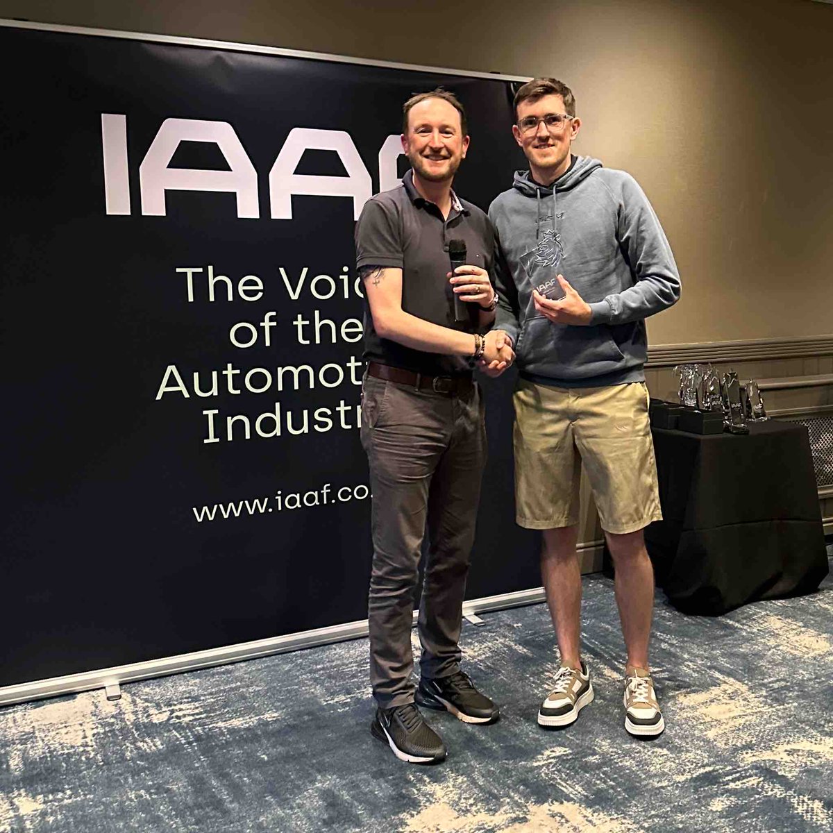 The winner of the IAAF Golf Day longest drive award goes to Will Fry, SMP Europe.⛳️