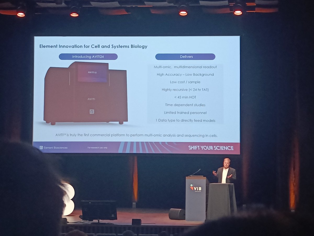VIBtechnologies's tweet image. Inspired by the visionary talk by @ElemBio at #SpatialOmics24? 🚀 We have the AVITII in house at @VIBNucleomics! Reach out to @sdrveaux to discuss your projects! #sequencing #innovation 🧬