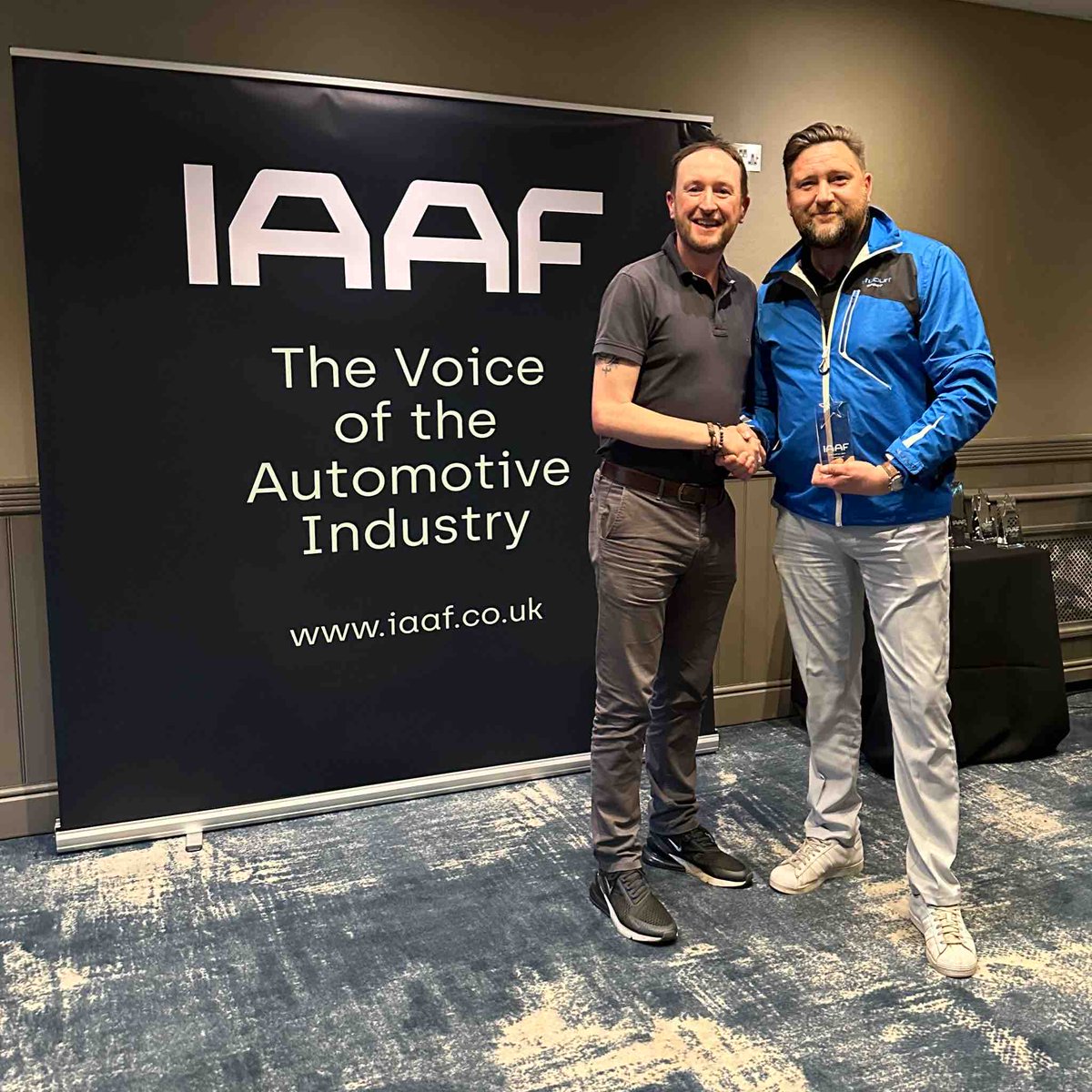 The winner of the IAAF Golf Day nearest pin award goes to Rob Gillham, Hamerville.⛳️