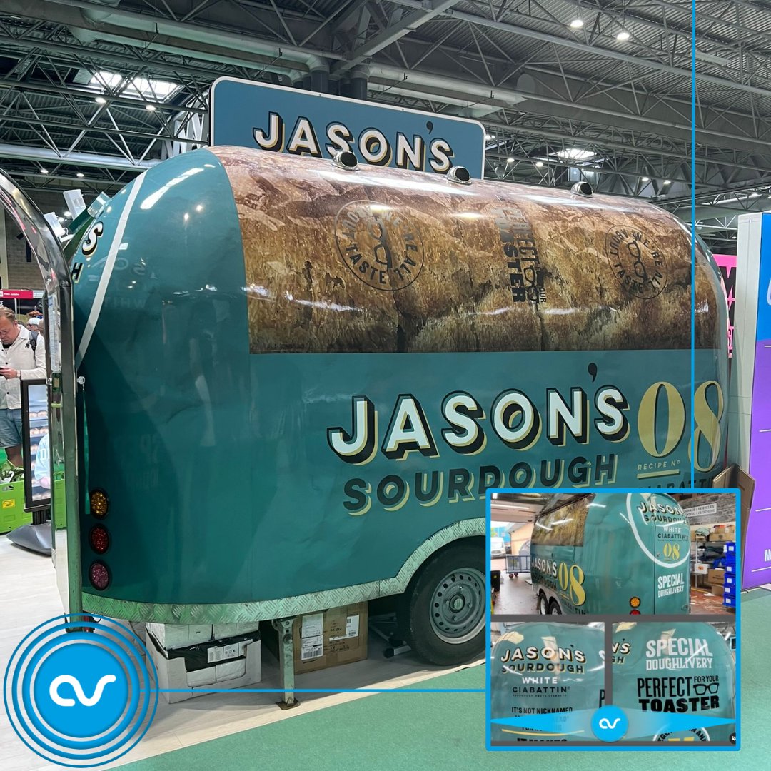 ArSigns's tweet image. It's back...

We featured the workings of the #vinylwrapping of @jasonssourdough food trailer last year - well, we’ve finally seen it in action first hand at this weekend's @BBCGoodFoodShow  at the @thenec and my word was it popular!!!

Good luck for the rest of the show guys!