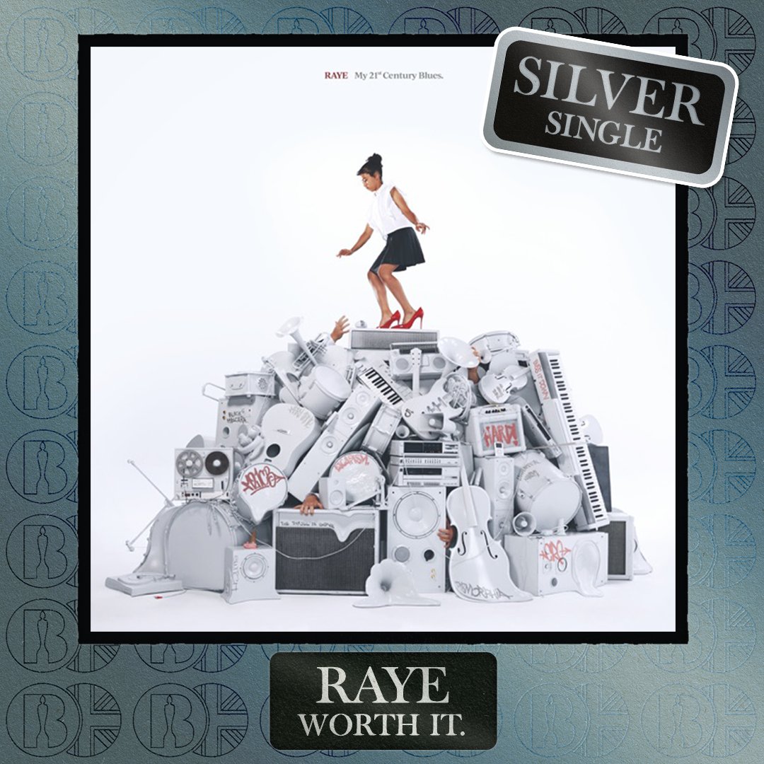 'Worth It.', the single by <a href="/raye/">RAYE</a>, is now #BRITcertified Silver