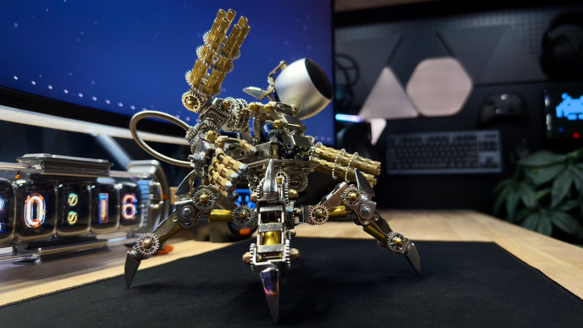 k_bou_9's tweet photo. BLDB(ビルディングブロック)様より3Dメタルパズルキット提供していただきました。
全て金属なので質感、重厚感、がすごい✨
パーツ数多くて時間かかったけど完成した時の満足度は半端ない😆
⬇️リプにショップリンクあるので気になったらチェックしてみてください☑️
#BLDB #metalpuzzle #金属模型 #PR https://t.co/F5Wl4t7Kk0