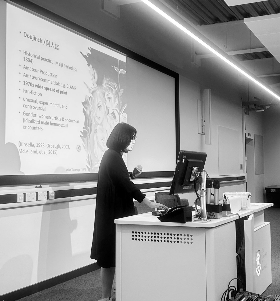 Fiona Scott (@_fionascott) on Twitter photo <a href="/SuminZhao/">Sumin (蘇敏)Zhao</a> kicking off one of our second breakout sessions, speaking on semiotic creativity and cross-platform tongren (dojinjiu) practices in the Chinese context #SheffLits24 <a href="/SuminZhao/">Sumin (蘇敏)Zhao</a> kicking off one of our second breakout sessions, speaking on semiotic creativity and cross-platform tongren (dojinjiu) practices in the Chinese context #SheffLits24