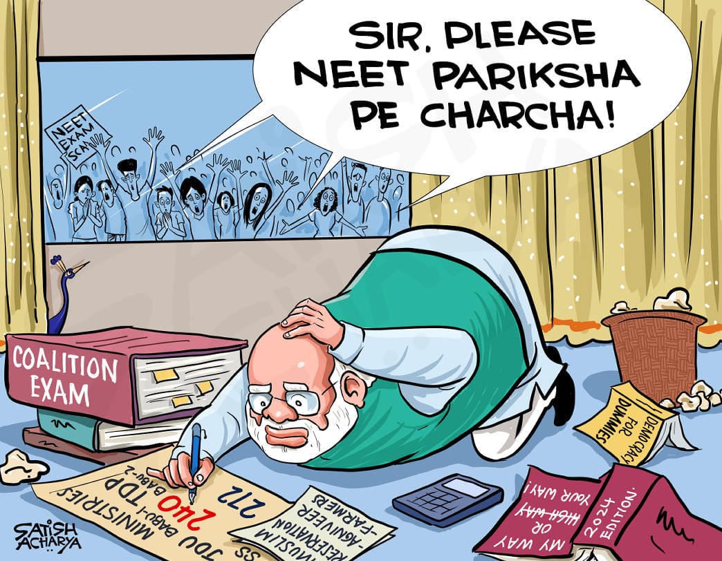 RamBaliCPIML's tweet image. छात्रों के अरमानों को चूर चूर करना बंद करो।
घोटाले की निष्पक्ष जांच करो।
चोर को कोतवाल बनाना शर्मनाक!

@dpradhanbjp 
@EduMinOfIndia 
@NTA_Exams
@mamidala90 
@subodhias

#ReNEET2024
#ScrapNTA