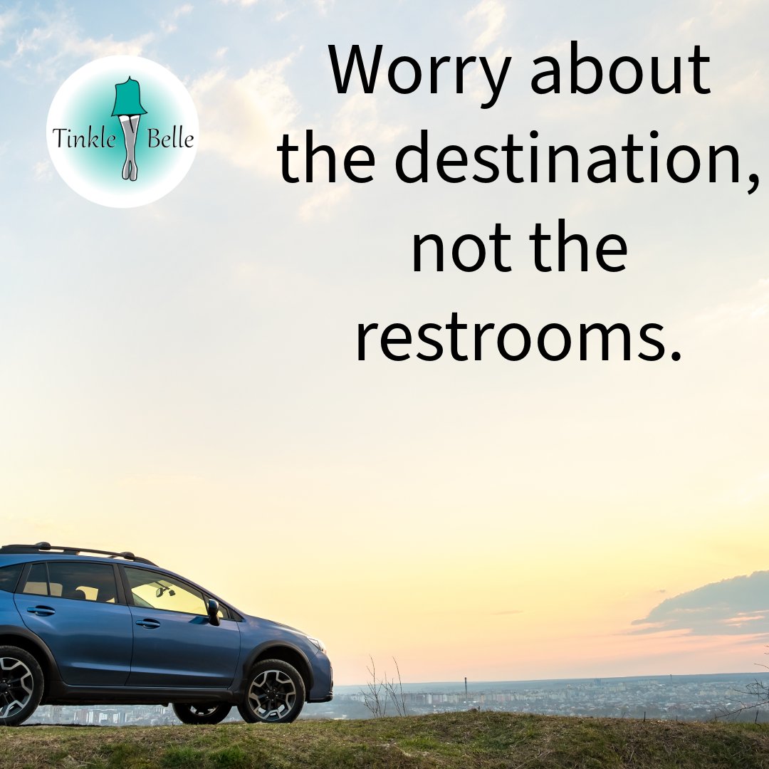 TheTinkleBelle's tweet photo. Let's hit the road! Grab your keys and coffee, and leave restroom worries behind. The Tinkle Belle has got you covered, no matter where or when. #freedomtoexplore #travelhappy #peeaceofmind #roadtrip #wander https://t.co/ZlVvzy7PcY