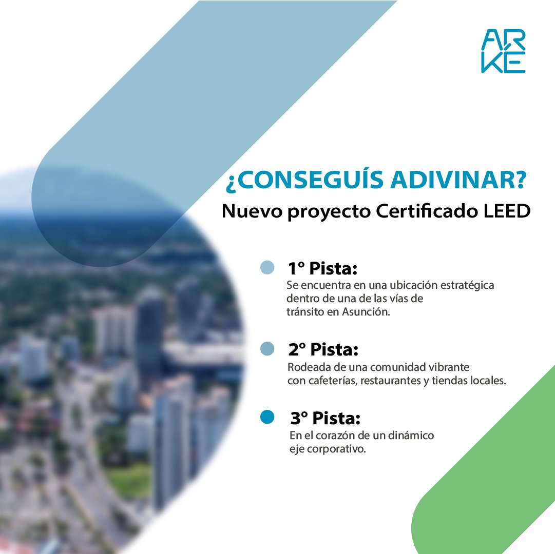 ARKE_PY's tweet image. ¡Descubre el nuevo proyecto Certificado LEED en Paraguay! 🌱🏆

Sigue nuestras publicaciones y trata de adivinar cuál es el proyecto que ha obtenido esta prestigiosa certificación. ¿Podés adivinar cuál es?

#ARKÉ #Asesoria #Sustentabilidad