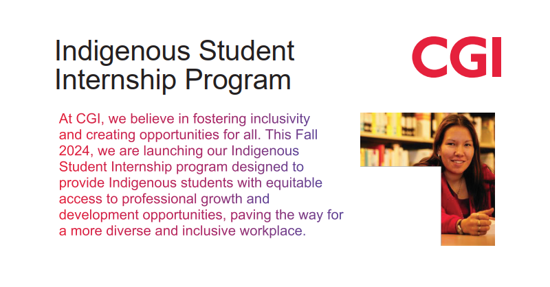 Aboriginal_Link's tweet photo. Are you an Indigenous post-secondary student in Canada ready to launch your career journey? Embark on a transformative journey with our Indigenous Student Internship program!

To learn more, please visit: https://t.co/wNefjteggR