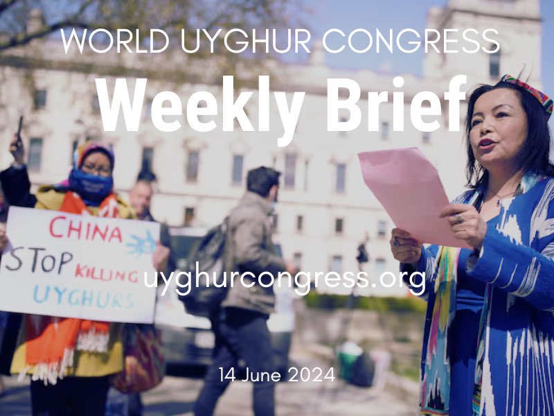 🗞️ The WUC's Weekly Brief is out! 🗞️
uyghurcongress.org/en/weekly-brie…

Read about:
➡️ Civil Society Organisations Call for Suspension of EU-China Human Rights Dialogue
➡️ Five Uyghurs Sentenced to Seven Years in Prison