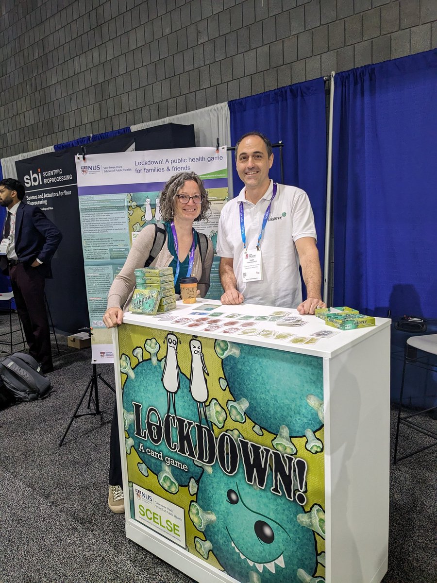 MostlyMicrobes's tweet photo. #ASMicrobe - come stop by Booth 21 to get a new game about viral spread! #Lockdown! https://t.co/5knh7X714V