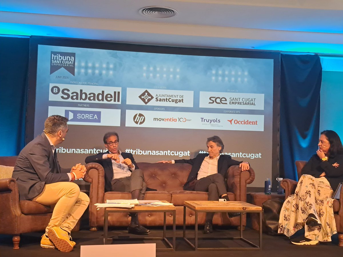 🤝 Assistim a la nova edició del #TribunaSantCugat a #SantCugat.

Sota el títol “Grans esdeveniments esportius: impuls econòmic o només il·lusió?”, aquesta edició ha reunit a més de 200 representants del teixit econòmic.