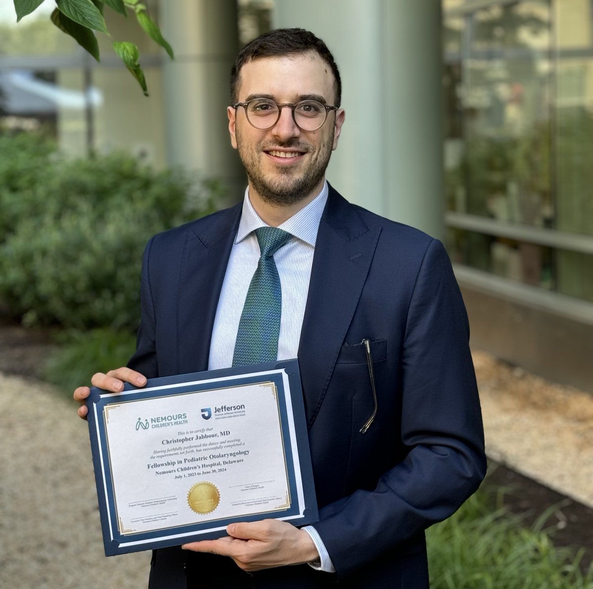 Christopher Jabbour (@chrisjabbourmd) on Twitter photo Today marks another milestone.
Endless gratitude to my mentors <a href="/Nemours/">Nemours Children's Health</a> who shared their experience and skillset that made me a Pediatric #Otolaryngologist.
Incredibly fortunate to have the opportunity to train in #Rhinology & Endoscopic Skull Base Surgery <a href="/MayoClinic/">Mayo Clinic</a> Today marks another milestone.
Endless gratitude to my mentors <a href="/Nemours/">Nemours Children's Health</a> who shared their experience and skillset that made me a Pediatric #Otolaryngologist.
Incredibly fortunate to have the opportunity to train in #Rhinology & Endoscopic Skull Base Surgery <a href="/MayoClinic/">Mayo Clinic</a>