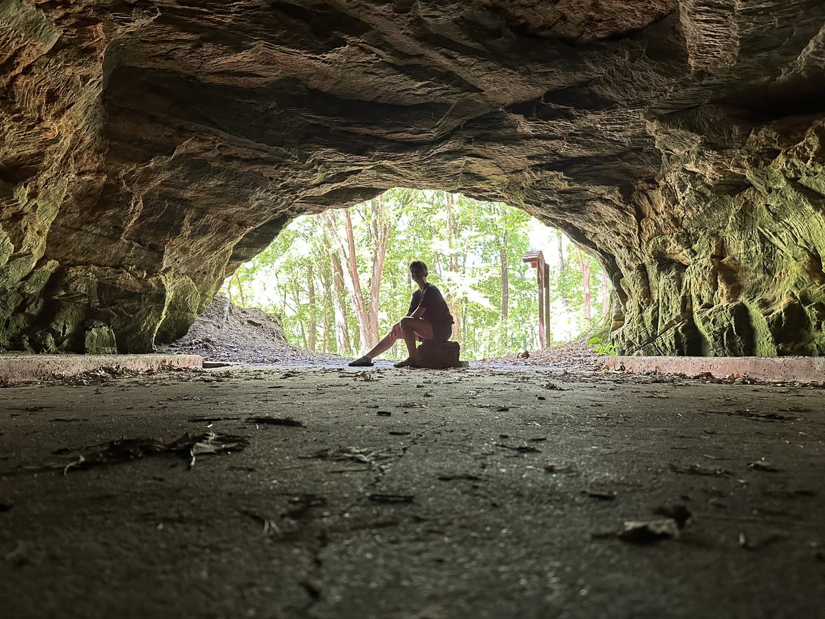 On a trip to visit family and found this fun cave while hiking with a friend. I’m ever in awe of God and His creation! 
#nature