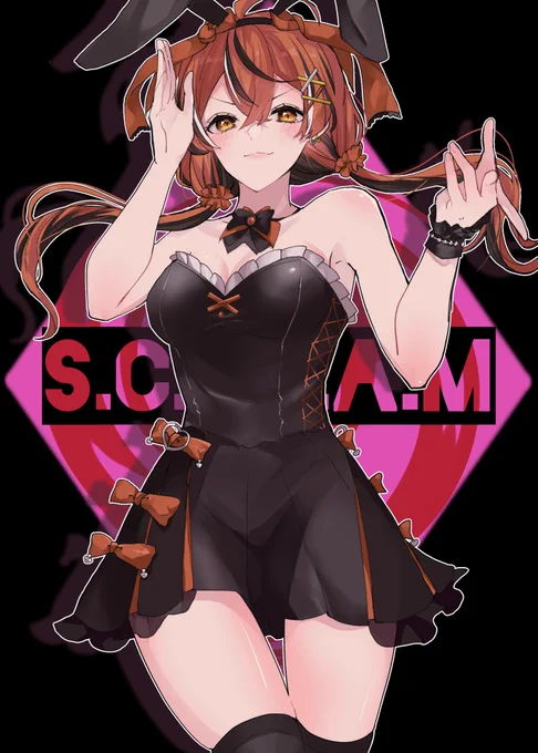 ほんとは背景透明にして黒にしたかった…からもう塗りつぶした黒組なんでね黒verも置いておきます… 
