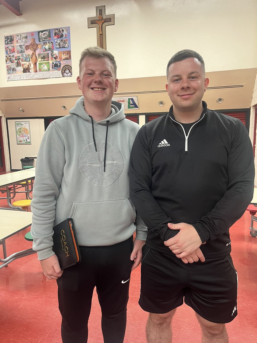 Finally, thank you to Jordan &amp; Mikey for leading and developing our football teams at <a href="/TaylorHS1982/">Taylor High School</a> 

Fantastic to see how committed these two are👏🏻

We are all very grateful for your efforts! We couldn’t have done it without you!
<a href="/NLActiveSchools/">NLActiveSchools</a> <a href="/sportscotland/">sportscotland</a>