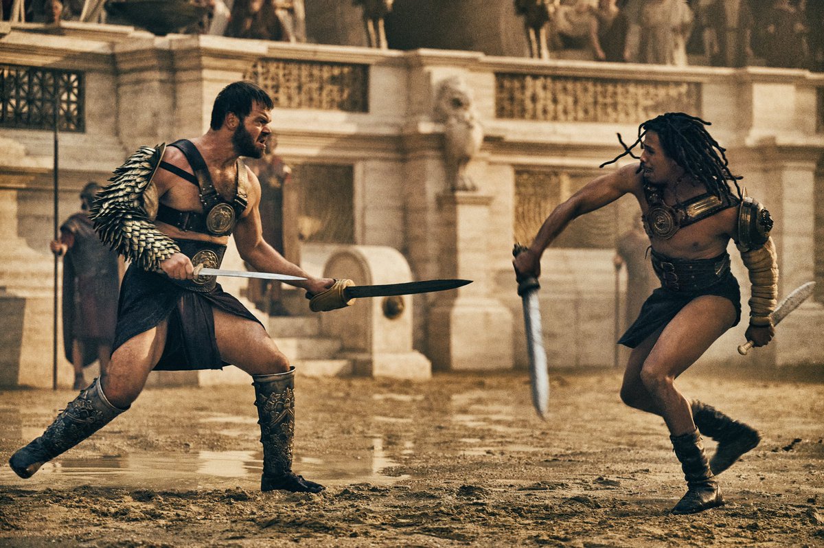 MoeHashim_m's tweet photo. Here we go July 18th! Make sure you lock in with your boy and see me take on the empire of Rome with my dreads and Swords!! 

Rome does not birth cowards. #ThoseAboutToDie premieres July 18, only on @peacock https://t.co/KtWpSqjr8F