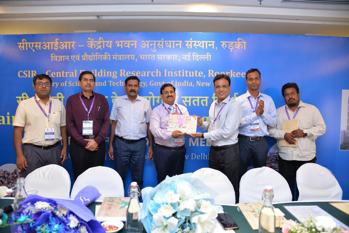 srkarade's tweet photo. Attended an Industry Meet organized by @CSIR_CBRI  on "Sustainable Construction using C&amp;D Waste" at the Indian Habitat Center in Delhi. Chaired a panel discussion session on "Issues &amp; Challenges in C&amp;D Waste Recycling &amp; Utilization, Road Map, Recommendations" #Recycling #Concrete https://t.co/hiKGfQj5mR