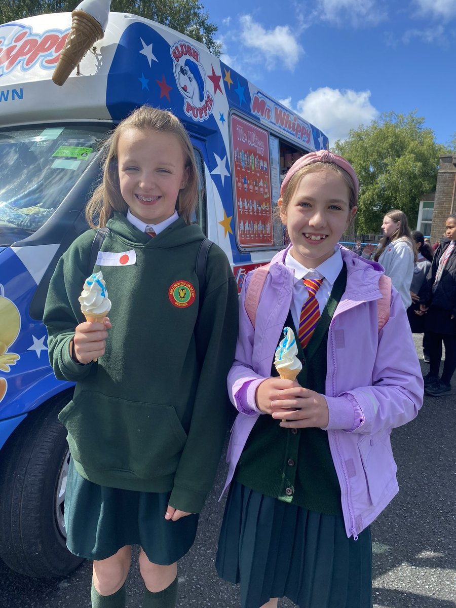 We are having a great day with our soon to be Year 8 pupils. They are enjoying their first day at the College and enjoying break time with ice creams 🍦 We can’t wait to have them with us in September.