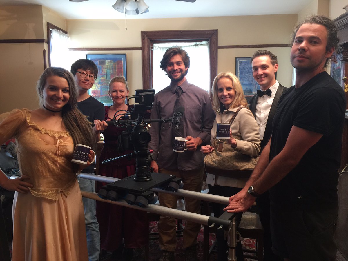 vickybug's tweet photo. Just submitted "Out of State-A Gothic Romance" to Hollywood Best Indie Film Awards via https://t.co/J0e1oEVLnN!
Final Day on Set: #SarahMoliski #HyoJinAn #CarolineWinterson #ARyderTurner #LynneGoldberg #JamesNester #IlyaShnitser BTS Co-Writer Director Producer #VictoriaBugbee https://t.co/xRB96erE8B