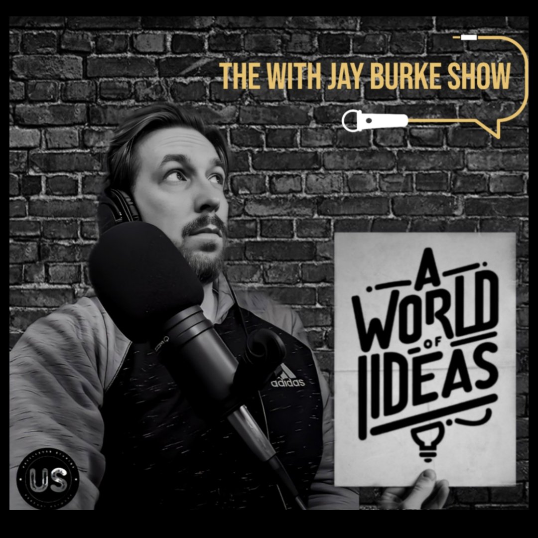 jayburkeshow's tweet photo. @PodcastMovement This is the most recent cover, a natural evolution as the show itself has evolved. It started out as a loose idea without a specific focus but has grown to cover a wide range of topics, without realizing the core element was, in fact, "ideas." #PodcastEvolution #podcast #indie https://t.co/hBQ6H511Iq