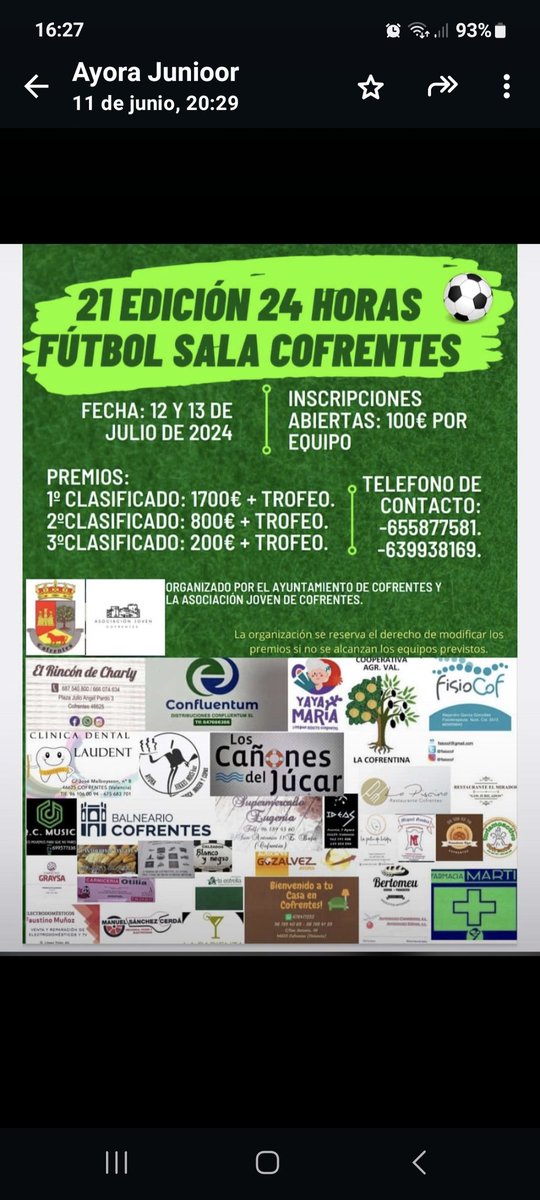 CFS Ayora tweet media