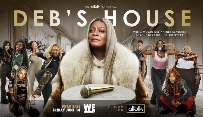 TVTango's tweet image. 🌟Watch tonight @WEtv 10pm (Stream @WatchALLBLK) Series Premiere DEB'S HOUSE #DebsHouse Starring #DebAntney Guest Judges @LondellMcMillan @TTTorrez About bit.ly/3VHfonZ