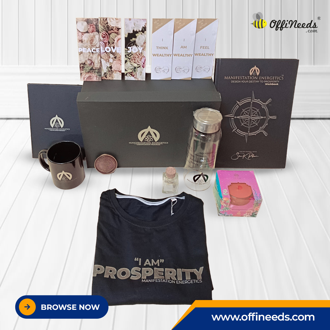Welcome your new hires with prosperity and positivity! 🎉✨ Our customized New Joinee Kits are designed to inspire and motivate from day one. Packed with essentials and uplifting items, these kits set the tone for a successful journey ahead. #NewJoineeKits #CorporateGifting