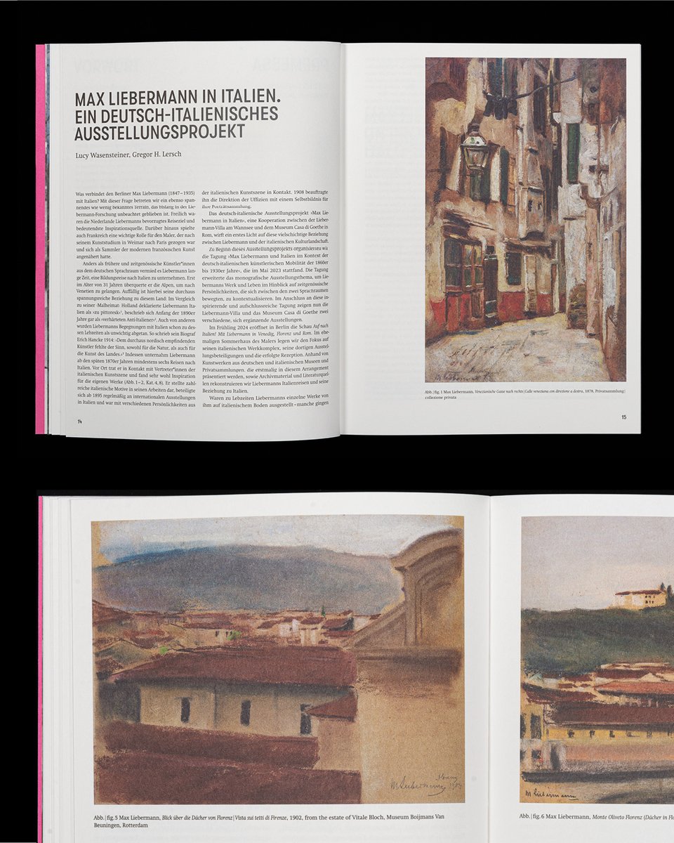 pierresbecker's tweet photo. The Liebermannvilla and Casadigoethe are presenting Max Liebermann's dynamic relationship with our favorite country for the first time showing his "Italian" works. We, on the other hand, did what we do best and designed the visual identity, the exhibition design and the catalog. https://t.co/ZMWhdQxHgp