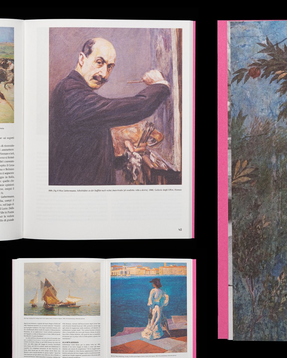 The Liebermannvilla and Casadigoethe are presenting Max Liebermann's dynamic relationship with our favorite country for the first time showing his "Italian" works. We, on the other hand, did what we do best and designed the visual identity, the exhibition design and the catalog.