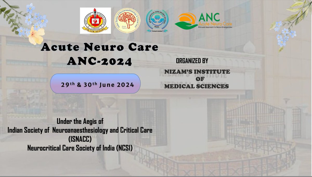 Neurocritical Care Society of India tweet media
