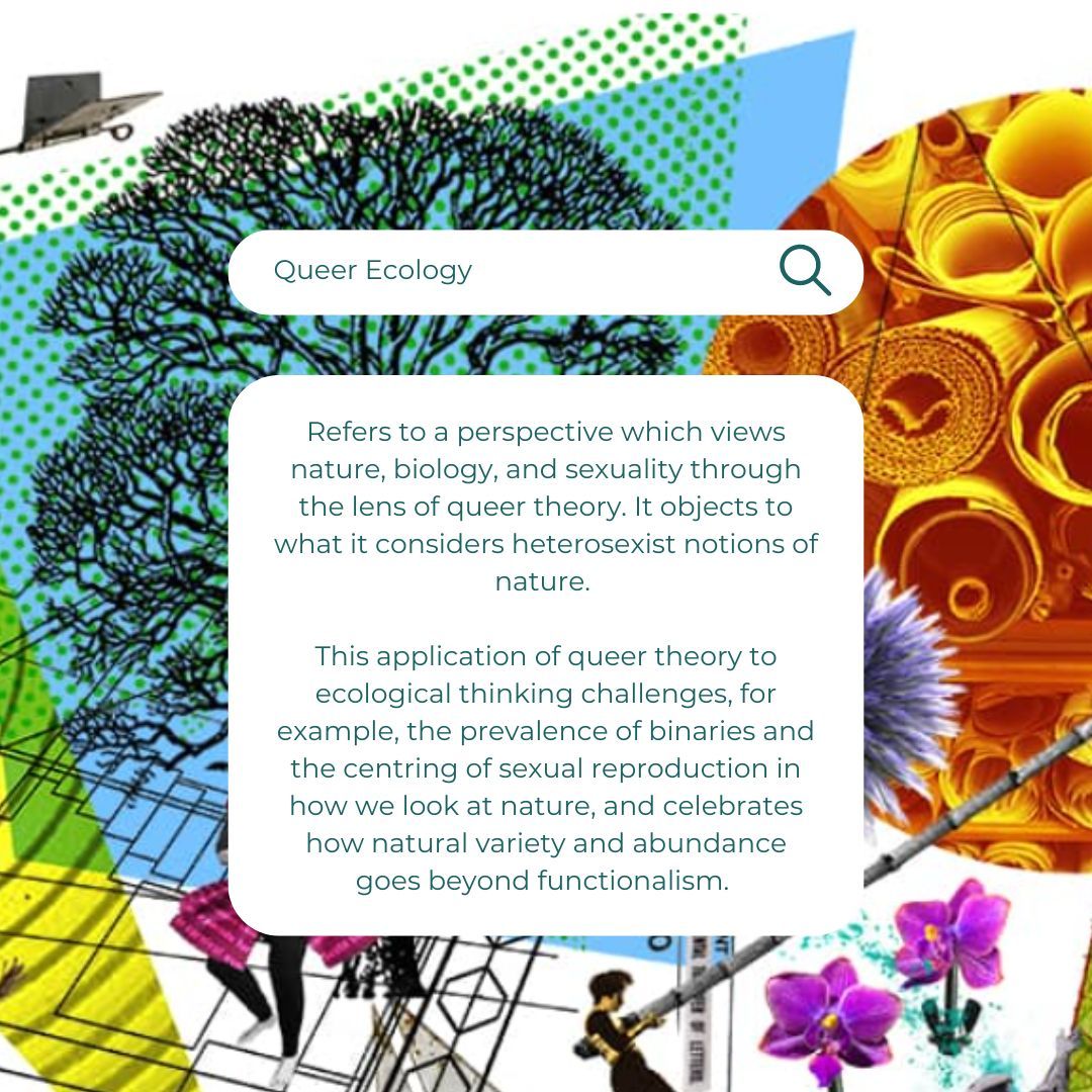 Theatre and ecology is all about acknowledging the vast array of diversity in people and nature 🍃 🤝 

💪 Disrupt the heteronormative discourse around humans and nature
🔄 Reimagine our ecological interactions and environmental politics 
🪞 Reflect the true nature of nature
