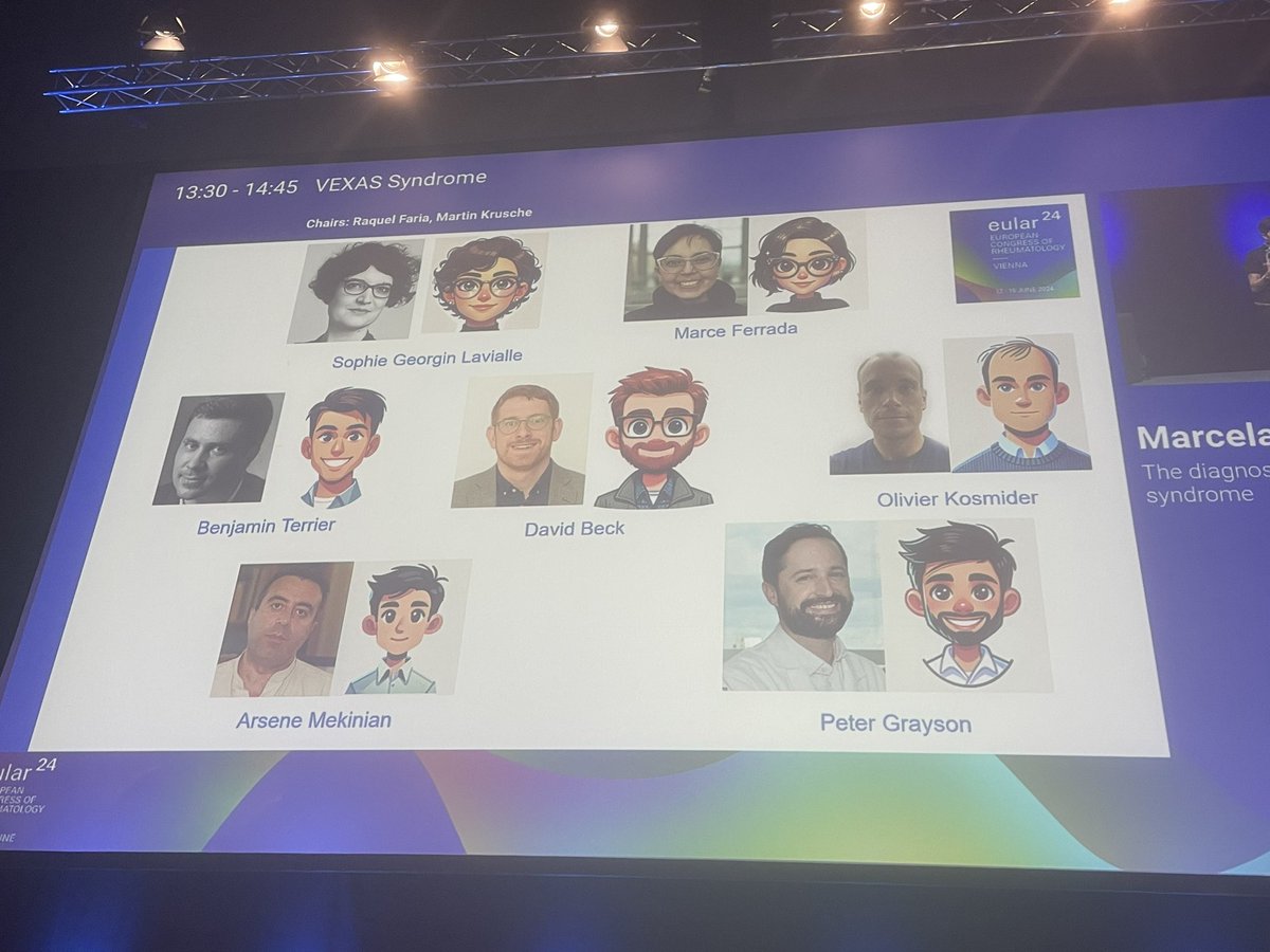 Arsene Mekinian (@mekinian2) on Twitter photo Nice faces of Vexas Partners 
Marcela Ferrada 
Eular 2024 Nice faces of Vexas Partners 
Marcela Ferrada 
Eular 2024