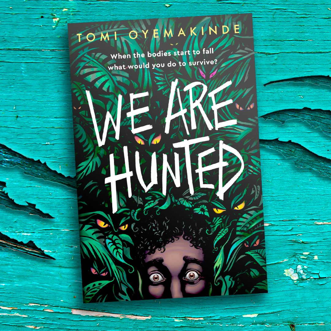Alrighttt, let’s do this one last time ✨ 

WE ARE HUNTED’s UK cover is here. 

A story about guilt, family, and why chasing spectacle is never a good idea. 

AUGUST 29TH THIS YEAR

Pick a number between 1 &amp; 303 and I’ll post a fun, teaser-y quote! 

waterstones.com/book/we-are-hu…