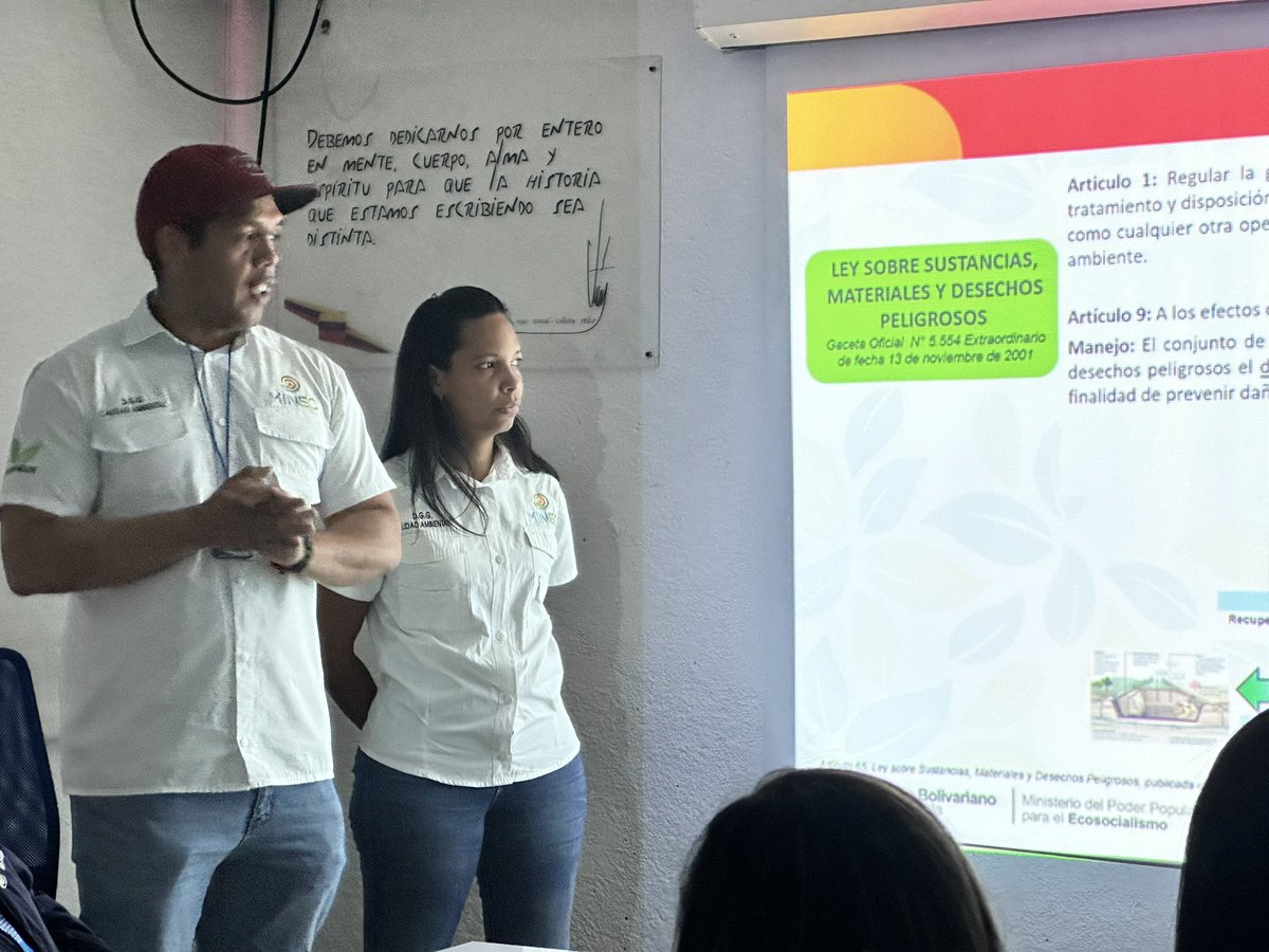 incanal_ve's tweet photo. #IncanalInforma||Cumpliendo con las actividades establecidas en el Plan Anual de Formación y Toma de Conciencia Ambiental 2024, se llevó a cabo la Ponencia “Manejo de Sustancias, Materiales y Desechos Peligrosos”.
¡Seguimos Avanzando! https://t.co/oTjJ9V1oiZ