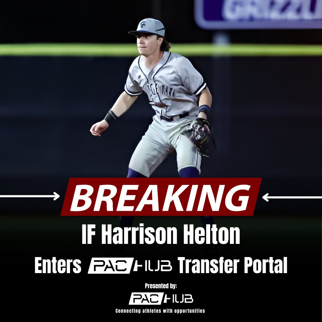 PAC-Hub (@pachub_) on Twitter photo Harrison Helton, IF, transfer from <a href="/WTCbaseball/">Western TX Baseball</a>, playing <a href="/NJCAABaseball/">NJCAA Baseball</a>, has entered the PAC-Hub Transfer Portal! 🎉 2 years of eligibility remaining.
👉sign-up.pac-hub.com
GET NOTICED 👆 JOIN TODAY!
<a href="/HeltonHarrison/">Harrison Helton</a> #NCAABaseball <a href="/EliteRecruits_/">Elite Recruits</a> <a href="/BUncommitted/">Baseball_Uncommitted</a> Harrison Helton, IF, transfer from <a href="/WTCbaseball/">Western TX Baseball</a>, playing <a href="/NJCAABaseball/">NJCAA Baseball</a>, has entered the PAC-Hub Transfer Portal! 🎉 2 years of eligibility remaining.
👉sign-up.pac-hub.com
GET NOTICED 👆 JOIN TODAY!
<a href="/HeltonHarrison/">Harrison Helton</a> #NCAABaseball <a href="/EliteRecruits_/">Elite Recruits</a> <a href="/BUncommitted/">Baseball_Uncommitted</a>