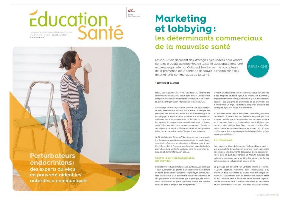 RESOdoc's tweet photo. ✨Le nouveau numéro d'Education Santé est paru ! (Juin 2024)

Un des articles est consacré au "Marketing et lobbying : les déterminants commerciaux de la mauvaise santé"

👉 https://t.co/PzdzYrY4n7 https://t.co/nD0CpVptBV