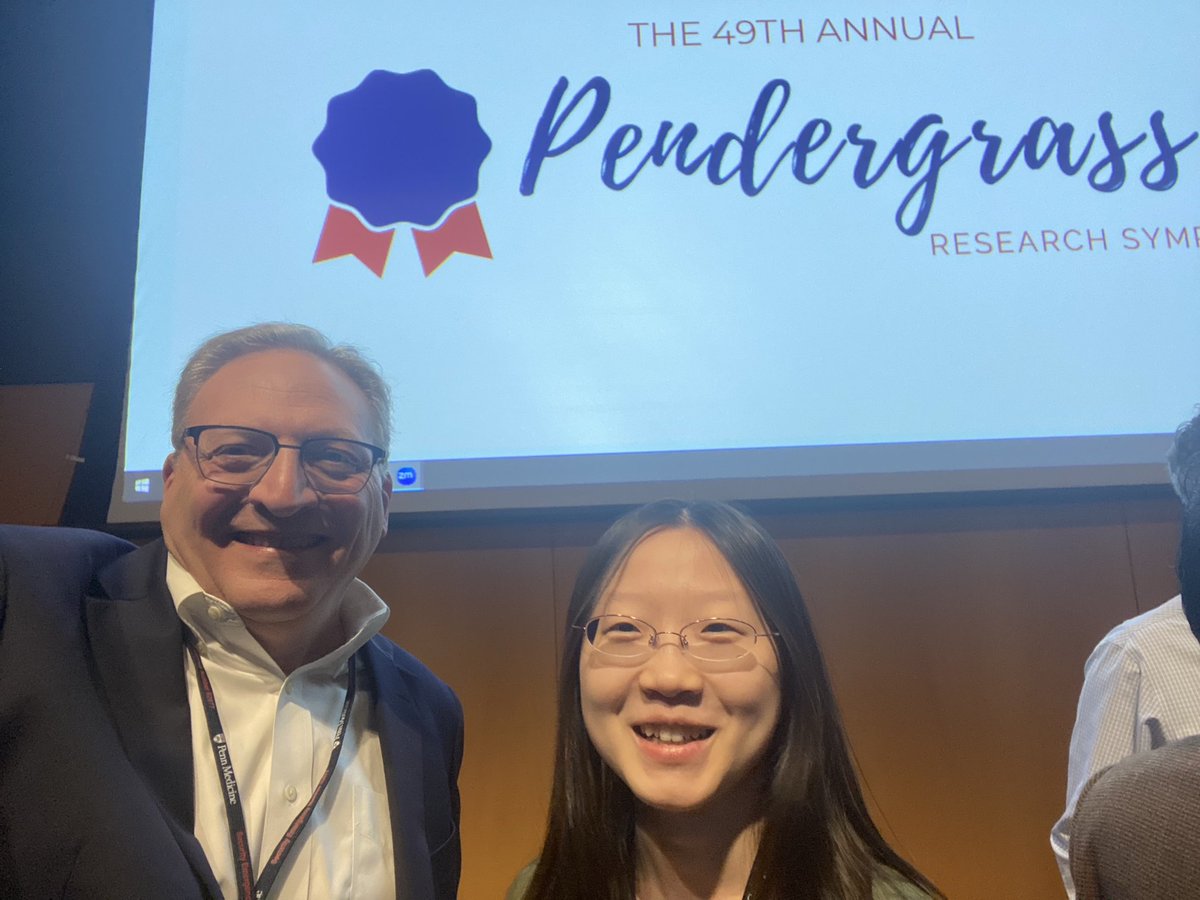 Congratulations to ⁦<a href="/PennMedicine/">Penn Medicine</a>⁩ student Yvonne Su on an excellent presentation at today’s ⁦<a href="/PennRadiology/">Penn Radiology</a>⁩ Pendergrass Symposium!