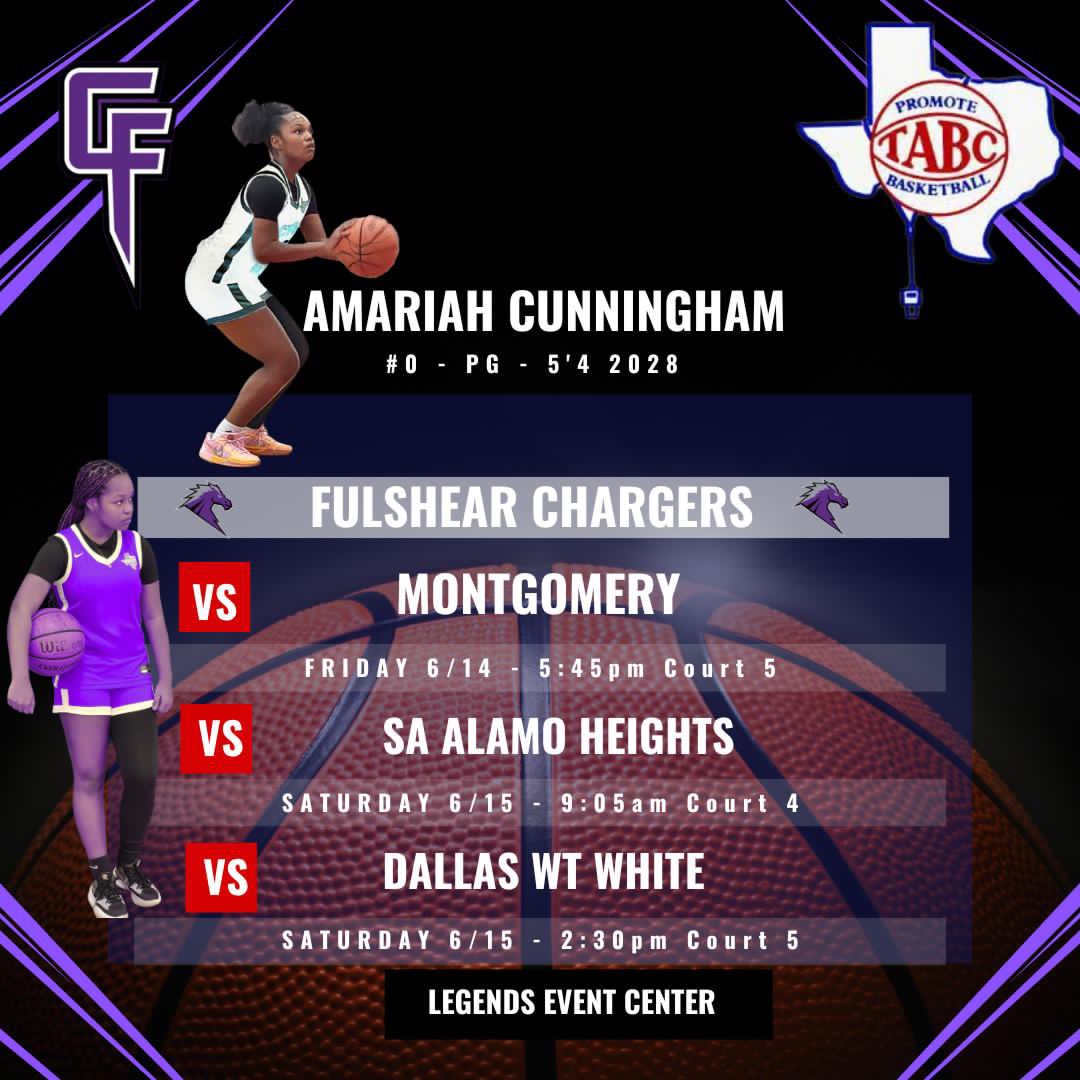 High School Debut!!

<a href="/FulshearGBB/">🏀Fulshear Lady Chargers</a> <a href="/Tabchoops/">𝙏𝘼𝘽𝘾🏀📋</a> <a href="/CoachJ_HAM/">Jeremy Cunningham</a> <a href="/Coach_Jones34_/">Justin Jones</a> 

#TABCShowcase #TexasDoesItBetter 
#WeAreFu1shear