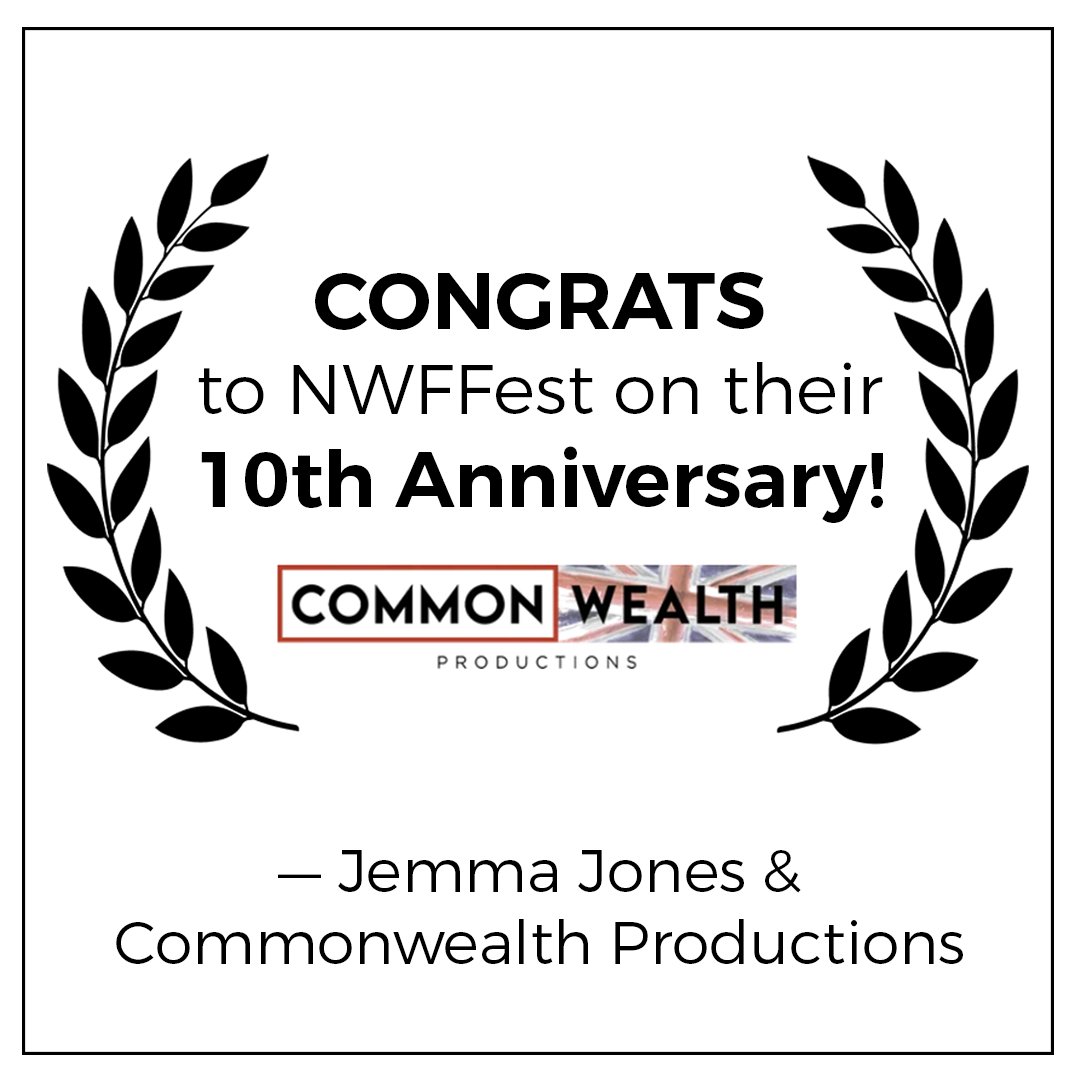 🙌 Thank you COMMONWEALTH PRODUCTIONS for your support! We can't wait to celebrate 10 years next week at 2024 NWFFest | June 19-23!

Visit nwffest.com for TICKETS and EVENT timing!