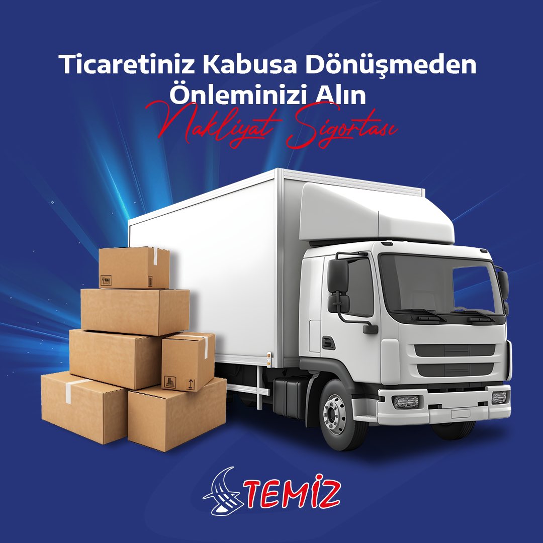 Ticaretiniz kabusa dönüşmeden önleminizi alın. 🚚😊
Nakliyat Sigortası. 

• temizsigorta.org

#sigorta #kasko #trafik #sağlık #tamamlayıcısağlık #konut #işyeri #dask #hayat #seyahat #bireyselemeklilik #fennimuayene #trafikmüşavirliği #hasardanışmanlığı #temizsigorta