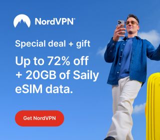 TechBusinessG's tweet image. Business trip? Leisure? eSaily eSIM and NordVPN have got your back for a worry-free journey. ✈️💼buff.ly/3Rrj0bs #TravelTech #GlobalCoverage